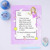 Prospectus 21,6 Cm X 24,94 Cm Lettre de Tooth Fairy (Simple)