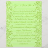 Prospectus 21,6 Cm X 24,94 Cm Lime verte Striled Flyer (Devant)