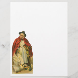 Prospectus 21,6 Cm X 24,94 Cm Livre de contes victoriens vintage de la Mère Oie