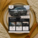 Prospectus 21,6 Cm X 24,94 Cm Location de voiture<br><div class="desc">Faites la promotion de votre entreprise de lavage et de location de voitures avec ce prospectus audacieux et professionnel, conçu pour mettre en valeur votre marque et vos services avec impact. En haut, présentez le nom de votre entreprise sur une photo de votre choix, parfaite pour montrer votre emplacement, votre...</div>