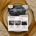 Prospectus 21,6 Cm X 24,94 Cm Location de voiture<br><div class="desc">Faites la promotion de votre entreprise de lavage et de location de voitures avec ce prospectus audacieux et professionnel, conçu pour mettre en valeur votre marque et vos services avec impact. En haut, présentez le nom de votre entreprise sur une photo de votre choix, parfaite pour montrer votre emplacement, votre...</div>