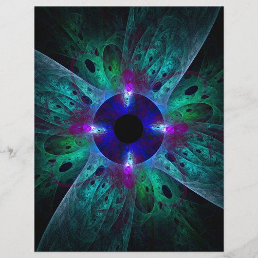 Prospectus 21,6 Cm X 24,94 Cm L'oeil Abstrait de l'art (Devant)