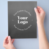 Prospectus 21,6 Cm X 24,94 Cm Logo d'entreprise ou design & texte modifiable (main)