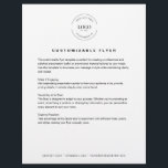 Prospectus 21,6 Cm X 24,94 Cm Logo d'entreprise texte site Web simple Personnali<br><div class="desc">Faites la promotion de votre entreprise ou de votre événement avec le Modèle de circulaire personnalisable! Ajoutez votre logo, en-tête, le corps du texte et les coordonnées sur le bas de page pour créer un design professionnel et attrayant, parfait pour les services publicitaires, les promotions ou les annonces avec facilité....</div>