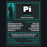 Prospectus 21,6 Cm X 24,94 Cm Logo du détective, détective privé<br><div class="desc">Logo du détective,  Circulaire du détective privé par The Carte de visite Store.</div>