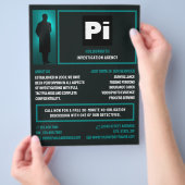 Prospectus 21,6 Cm X 24,94 Cm Logo du détective, détective privé (main)