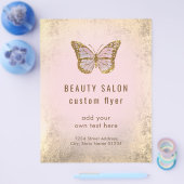 Prospectus 21,6 Cm X 24,94 Cm logo papillon rose (Simple)