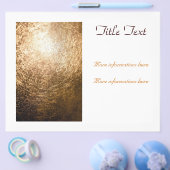 Prospectus 21,6 Cm X 24,94 Cm Lumière Or 001 (Simple)