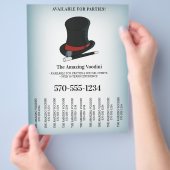 Prospectus 21,6 Cm X 24,94 Cm Magiciens Casquette et Magique Wand Flyer Tear Off (main)
