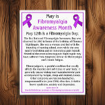Prospectus 21,6 Cm X 24,94 Cm Mai est le mois de sensibilisation à la fibromyalg<br><div class="desc">Mai est le mois de sensibilisation à la fibromyalgie et le 12 mai est la journée de sensibilisation à la fibromyalgie. Accrochez cette affiche pour sensibiliser à cette horrible maladie.</div>