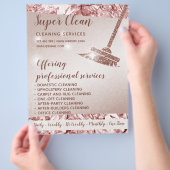 Prospectus 21,6 Cm X 24,94 Cm Maid Cleanhouse Sparkling Rose Gold (main)
