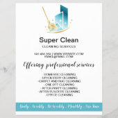 Prospectus 21,6 Cm X 24,94 Cm Maison commerciale moderne de nettoyage domestique (Devant)