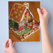 Prospectus 21,6 Cm X 24,94 Cm Maison de pain d'épices (main)