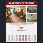 Prospectus 21,6 Cm X 24,94 Cm Maison ou appartement pour louer un dépliant Enlev<br><div class="desc">Avez-vous un appartement ou une maison à louer ? Annoncez votre location sur le babillard communautaire avec ce prospectus imprimé sur mesure. Ce prospectus est prêt à être customisé avec trois photos et a un endroit pour vous pour ajouter un titre, une description, le prix de location, le numéro de...</div>