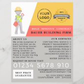 Prospectus 21,6 Cm X 24,94 Cm Maître Constructeur, Constructeur, Constructeurs A (Devant)