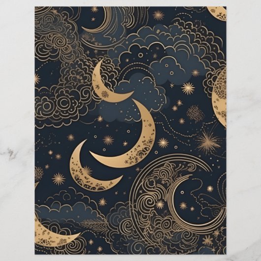 Prospectus 21,6 Cm X 24,94 Cm Mariage céleste bleu nuit (Dos)