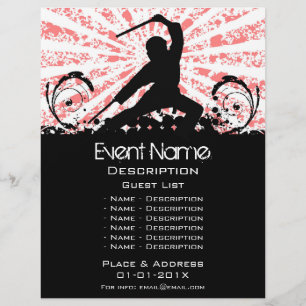 Prospectus 21,6 Cm X 24,94 Cm Martial Arts Event Promotion
