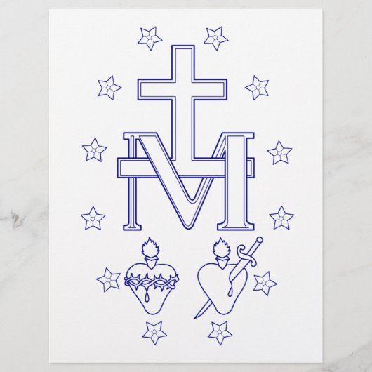 Prospectus 21,6 Cm X 24,94 Cm Médaille de Notre-Dame des Grâces (Devant)