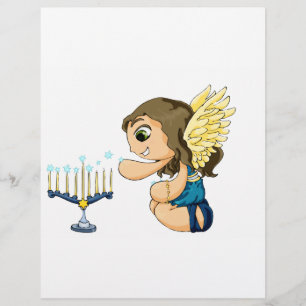 Prospectus 21,6 Cm X 24,94 Cm Menorah Angel