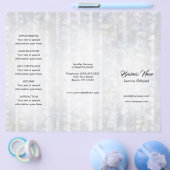 Prospectus 21,6 Cm X 24,94 Cm Menu de Spa, Massage, Coiffure & Tarifs (Simple)