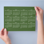 Prospectus 21,6 Cm X 24,94 Cm modèle calendrier 2015 (main)