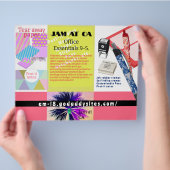 Prospectus 21,6 Cm X 24,94 Cm Modèle de circulaire (main)