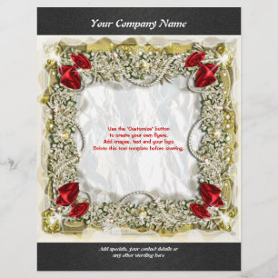 Prospectus 21,6 Cm X 24,94 Cm Modèle de dépliant Promotions de Noël marketing