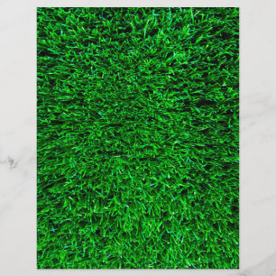 Prospectus 21,6 Cm X 24,94 Cm Modèle de gazon vert