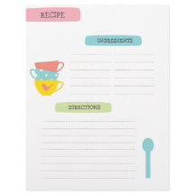 Modèle de page de recette