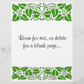 Prospectus 21,6 Cm X 24,94 Cm Modèle de prospectus (Dos)