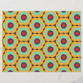 Prospectus 21,6 Cm X 24,94 Cm Modèle floral (Dos)