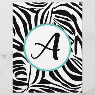 Prospectus 21,6 Cm X 24,94 Cm Modèle Zebra