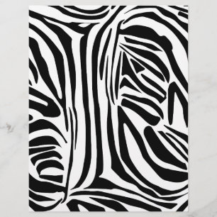 Prospectus 21,6 Cm X 24,94 Cm Modèle Zèbre