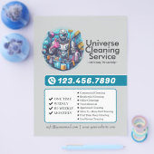 Prospectus 21,6 Cm X 24,94 Cm Modern House Cleaning Maid Service Housekeeping (Simple)