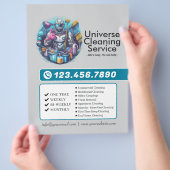 Prospectus 21,6 Cm X 24,94 Cm Modern House Cleaning Maid Service Housekeeping (main)