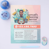 Prospectus 21,6 Cm X 24,94 Cm Modern House Cleaning Maid Service Housekeeping (Simple)