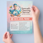 Prospectus 21,6 Cm X 24,94 Cm Modern House Cleaning Maid Service Housekeeping (main)