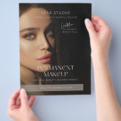 Prospectus 21,6 Cm X 24,94 Cm Modern Luxury Salon Makeup Pricing Flyer (main)