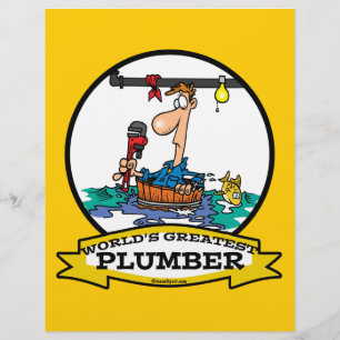 PROSPECTUS 21,6 CM X 24,94 CM MONDE PLUMBER IV PLUMBER LE PLUS GRAND CARTOON HOM