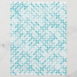 Prospectus 21,6 Cm X 24,94 Cm Motif de metaball bleu