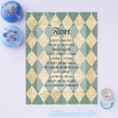 Prospectus 21,6 Cm X 24,94 Cm Motif Diamant défraîchi (Simple)