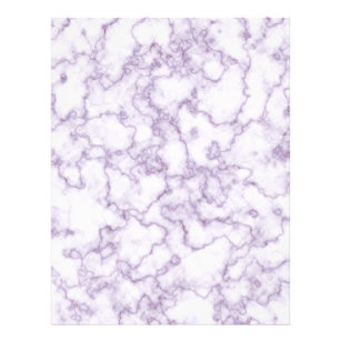 Prospectus 21,6 Cm X 24,94 Cm Motif en marbre violet