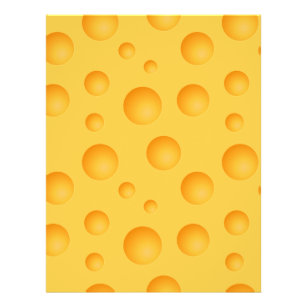 Prospectus 21,6 Cm X 24,94 Cm Motif jaune de fromage