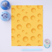 Prospectus 21,6 Cm X 24,94 Cm Motif jaune de fromage (Simple)