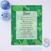 Prospectus 21,6 Cm X 24,94 Cm Motif shamrock (Simple)