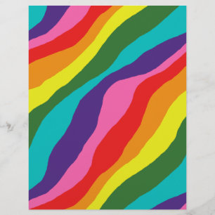 Prospectus 21,6 Cm X 24,94 Cm Motifs arc-en-ciel