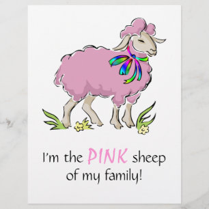 Prospectus 21,6 Cm X 24,94 Cm Mouton rose de la famille