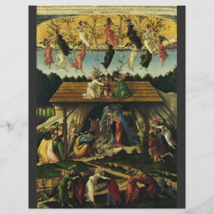 Prospectus 21,6 Cm X 24,94 Cm Nativité mystique par Sandro Botticelli