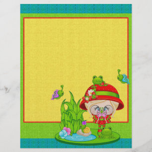 Prospectus 21,6 Cm X 24,94 Cm Nature Lover Frog Faune