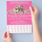 Prospectus 21,6 Cm X 24,94 Cm Neon Pink Breeds Dog Walker Service (main)